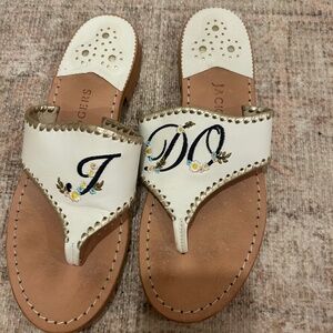 Jack Rogers I do Sandals - size 8.